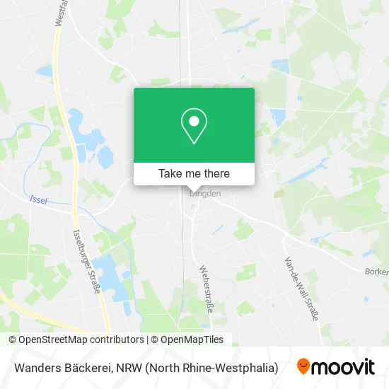 Карта Wanders Bäckerei