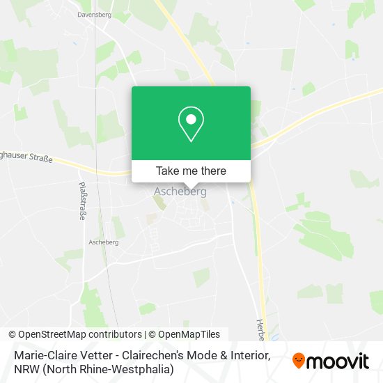 Marie-Claire Vetter - Clairechen's Mode & Interior map