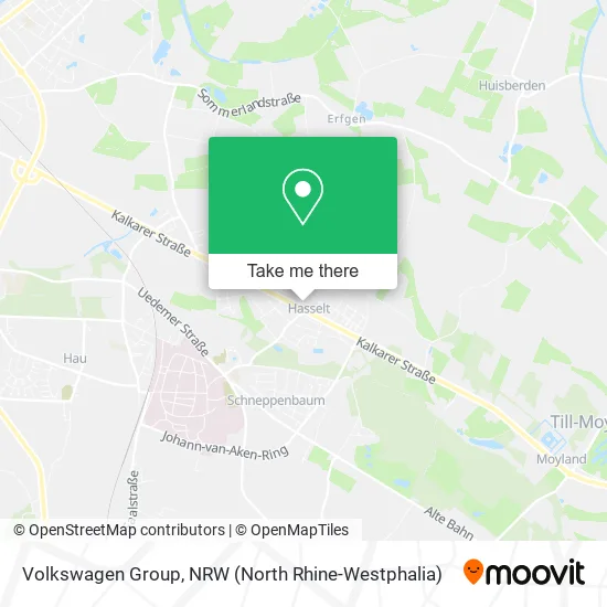 Volkswagen Group map