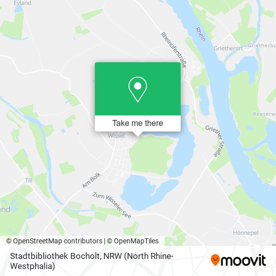 Stadtbibliothek Bocholt map