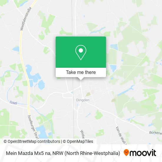Mein Mazda Mx5 na map