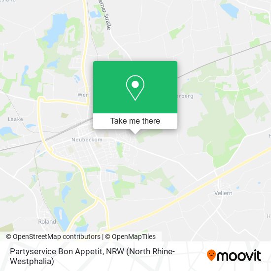 Partyservice Bon Appetit map