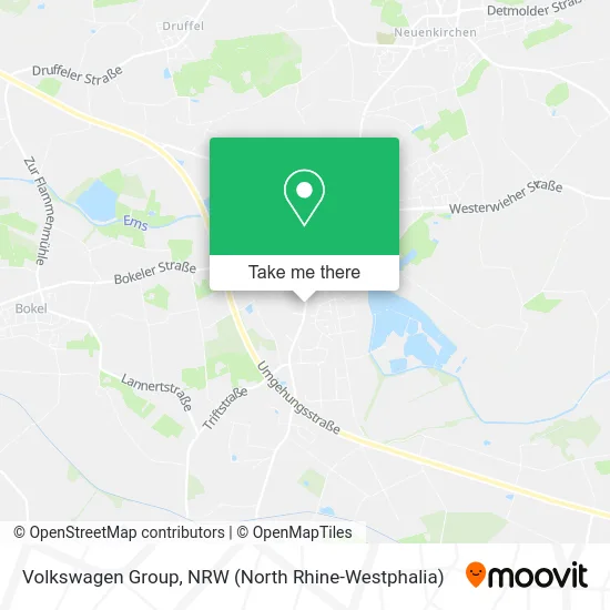 Volkswagen Group map