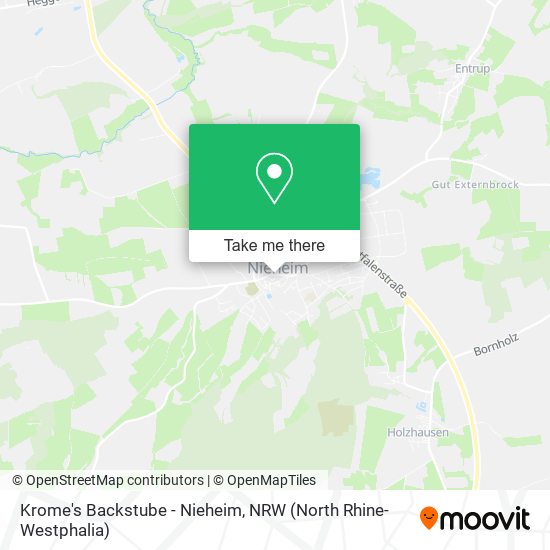 Krome's Backstube - Nieheim map