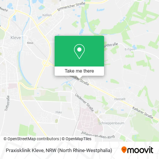 Карта Praxisklinik Kleve