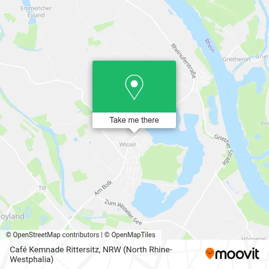 Café Kemnade Rittersitz map