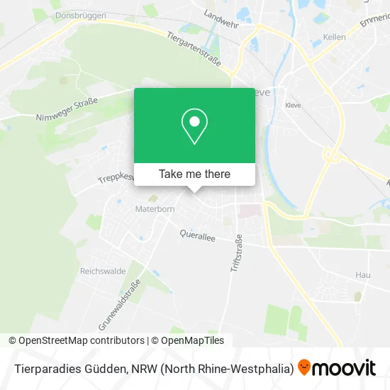 Tierparadies Güdden map