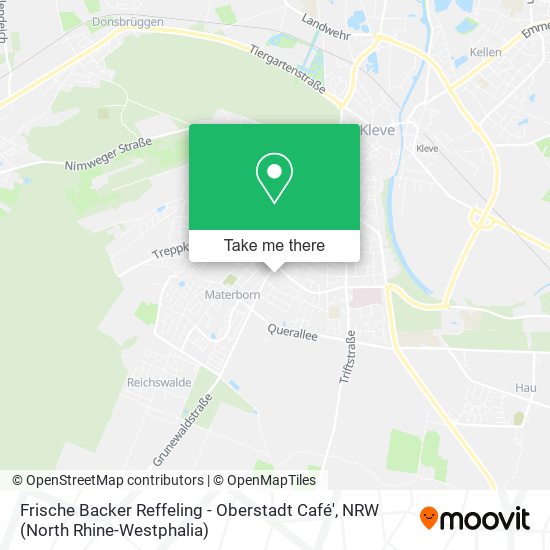 Frische Backer Reffeling - Oberstadt Café' map