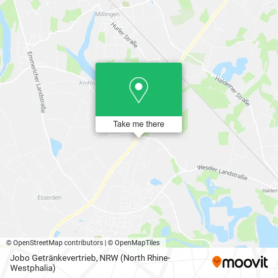 Карта Jobo Getränkevertrieb