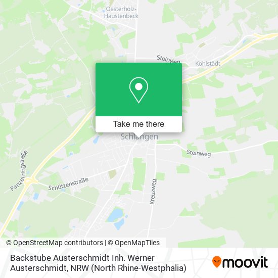 Карта Backstube Austerschmidt Inh. Werner Austerschmidt