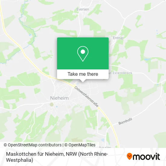 Карта Maskottchen für Nieheim
