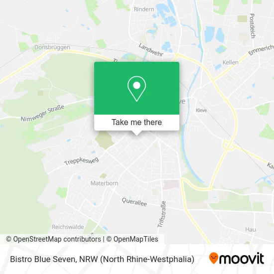 Bistro Blue Seven map