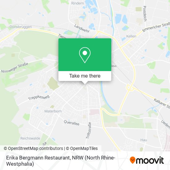 Erika Bergmann Restaurant map