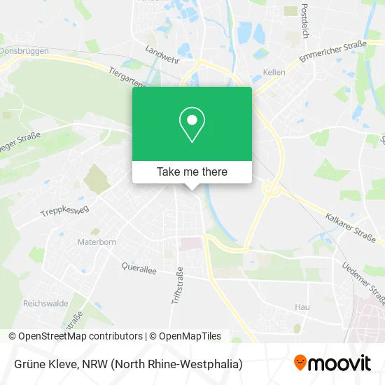 Grüne Kleve map