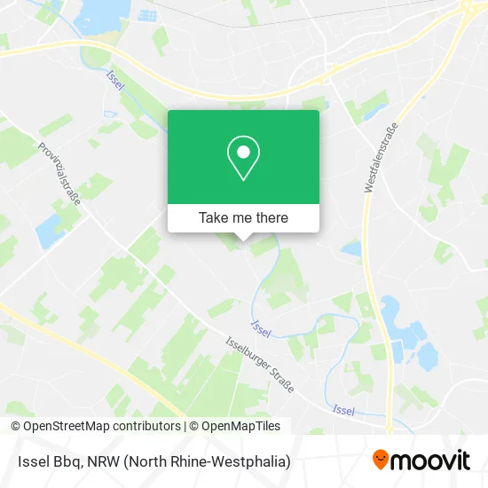 Issel Bbq map