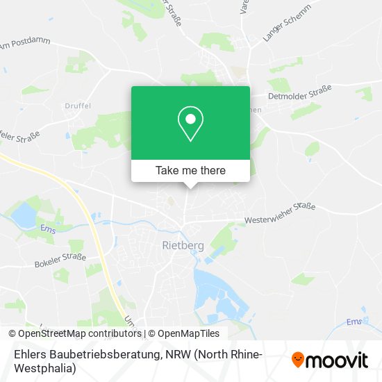 Ehlers Baubetriebsberatung map