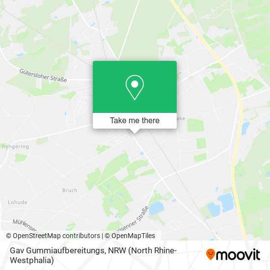 Gav Gummiaufbereitungs map