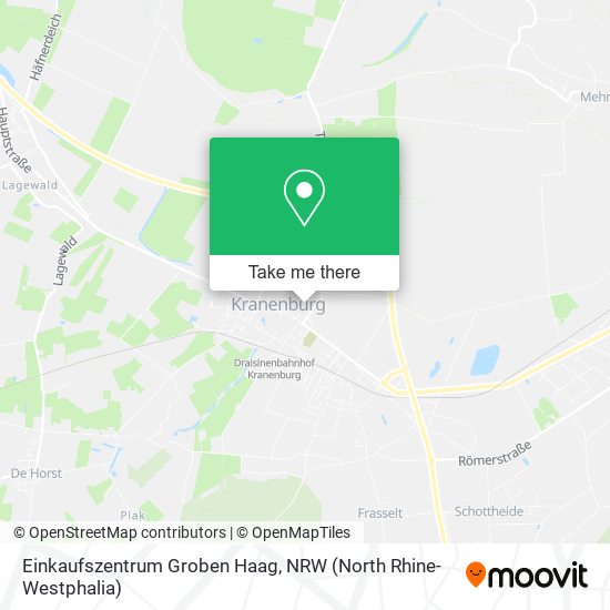 Einkaufszentrum Groben Haag map