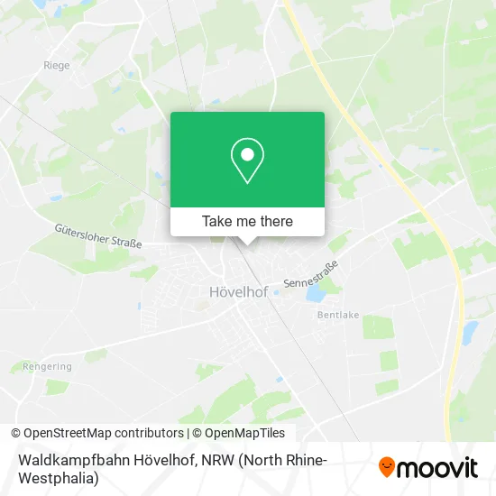 Waldkampfbahn Hövelhof map