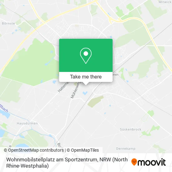 Карта Wohnmobilstellplatz am Sportzentrum