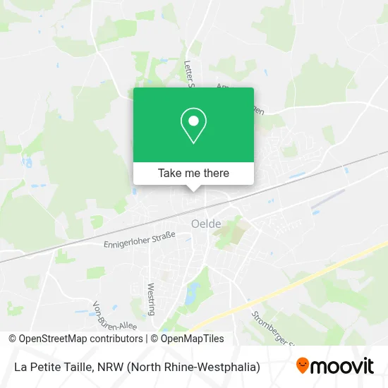 La Petite Taille map