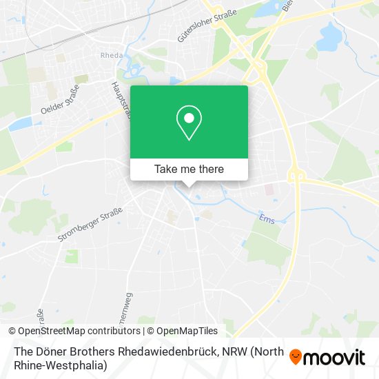 The Döner Brothers Rhedawiedenbrück map