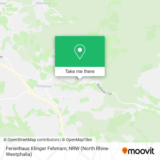 Ferienhaus Klinger Fehmarn map