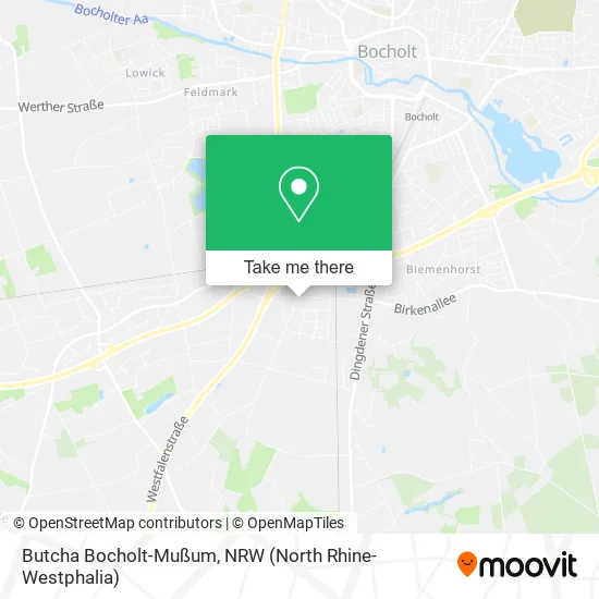 Butcha Bocholt-Mußum map