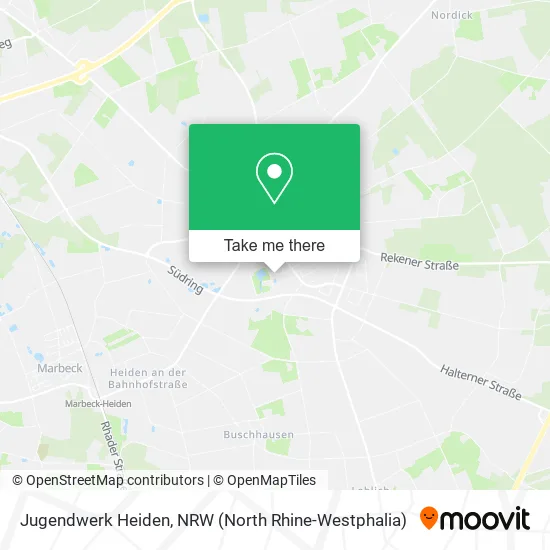 Карта Jugendwerk Heiden