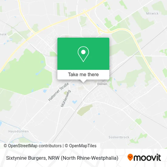 Sixtynine Burgers map