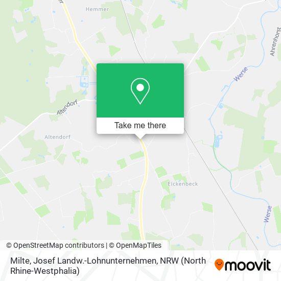 Milte, Josef Landw.-Lohnunternehmen map