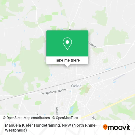 Manuela Kiefer Hundetraining map