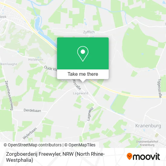 Zorgboerderij Freewyler map
