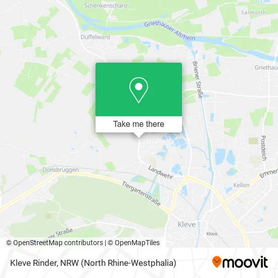 Карта Kleve Rinder
