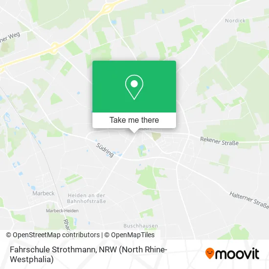 Fahrschule Strothmann map