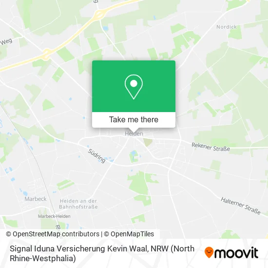 Карта Signal Iduna Versicherung Kevin Waal