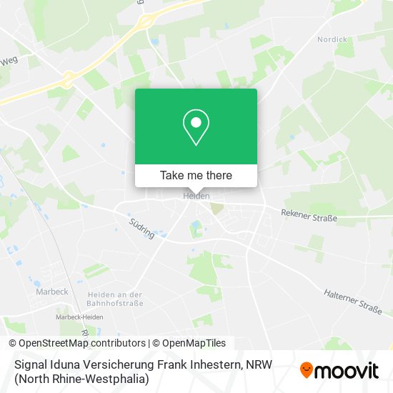 Signal Iduna Versicherung Frank Inhestern map