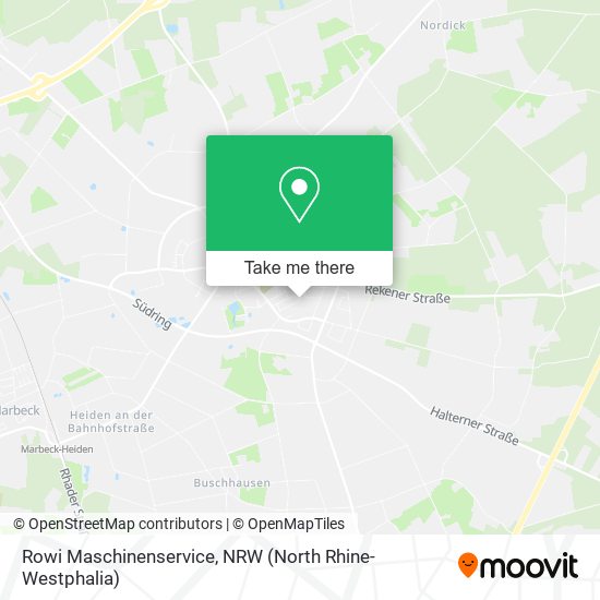 Rowi Maschinenservice map