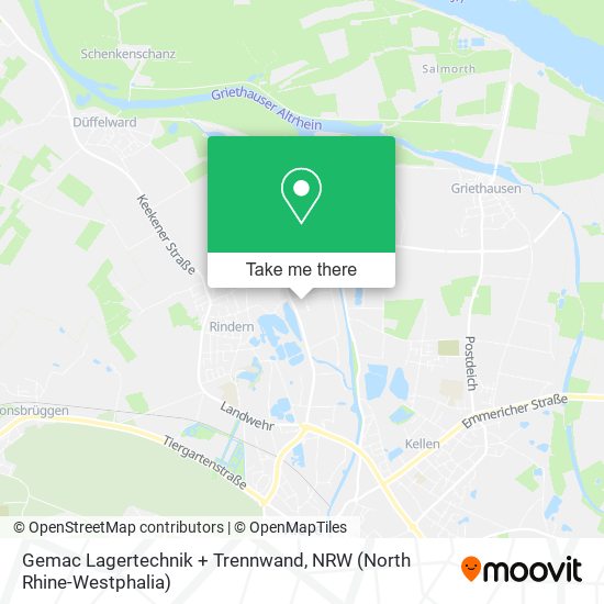 Gemac Lagertechnik + Trennwand map