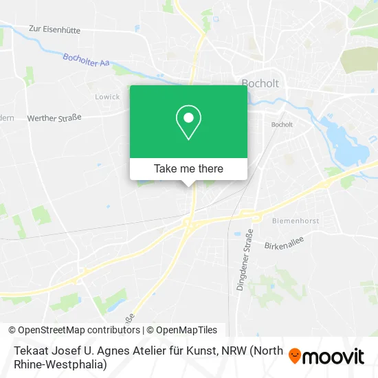 Карта Tekaat Josef U. Agnes Atelier für Kunst