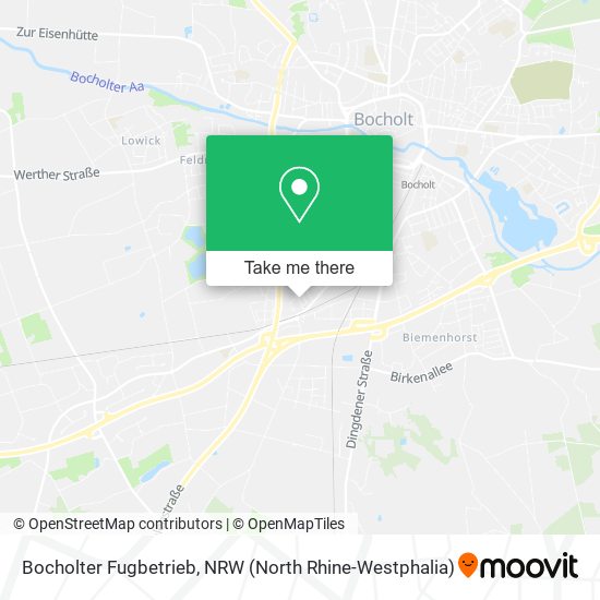Bocholter Fugbetrieb map