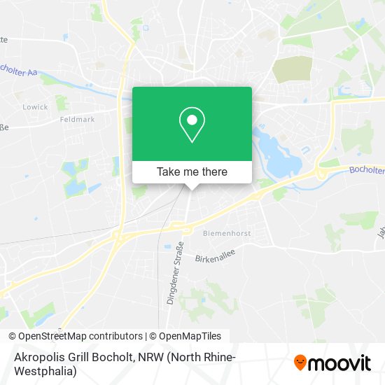 Akropolis Grill Bocholt map