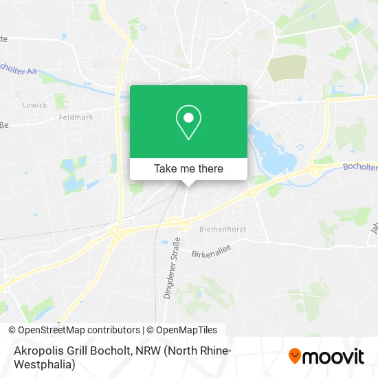 Карта Akropolis Grill Bocholt