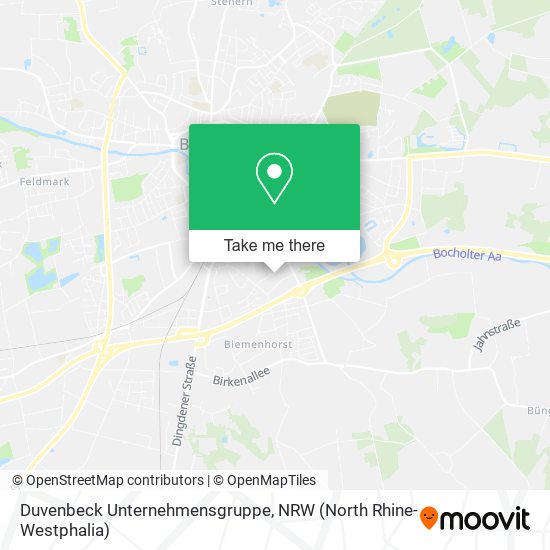 Duvenbeck Unternehmensgruppe map