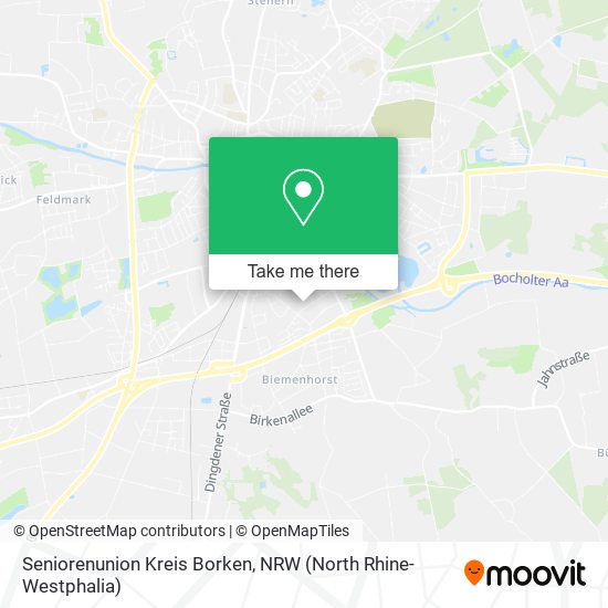 Seniorenunion Kreis Borken map
