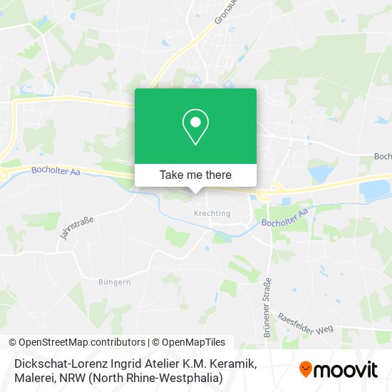 Dickschat-Lorenz Ingrid Atelier K.M. Keramik, Malerei map