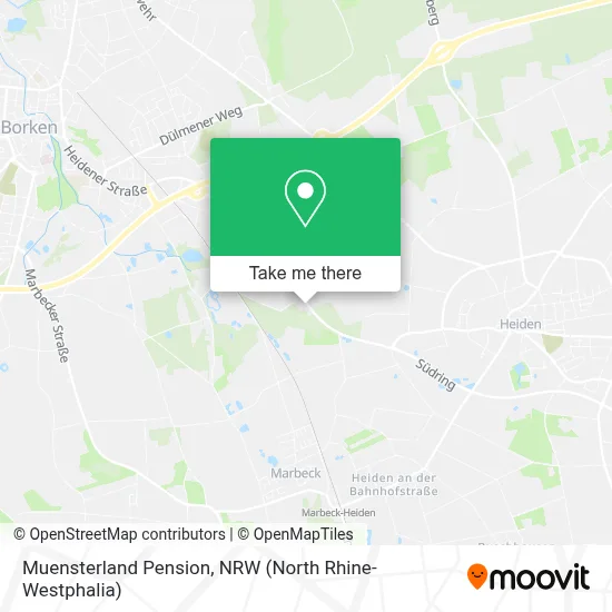 Muensterland Pension map