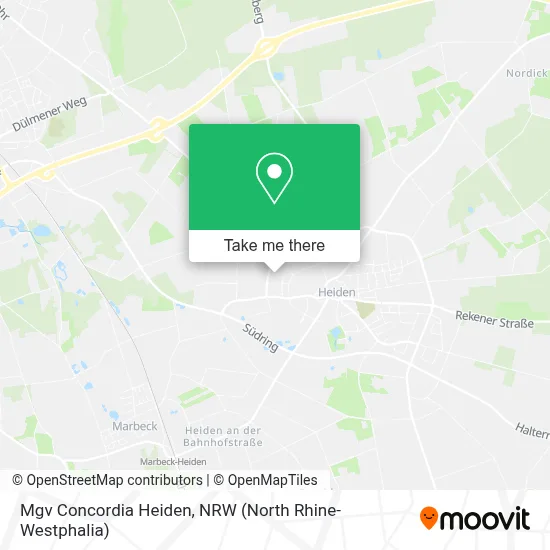 Mgv Concordia Heiden map