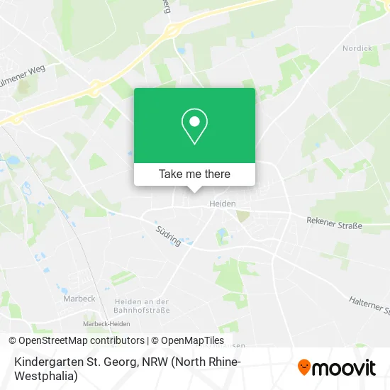 Kindergarten St. Georg map