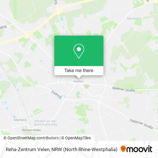 Карта Reha-Zentrum Velen